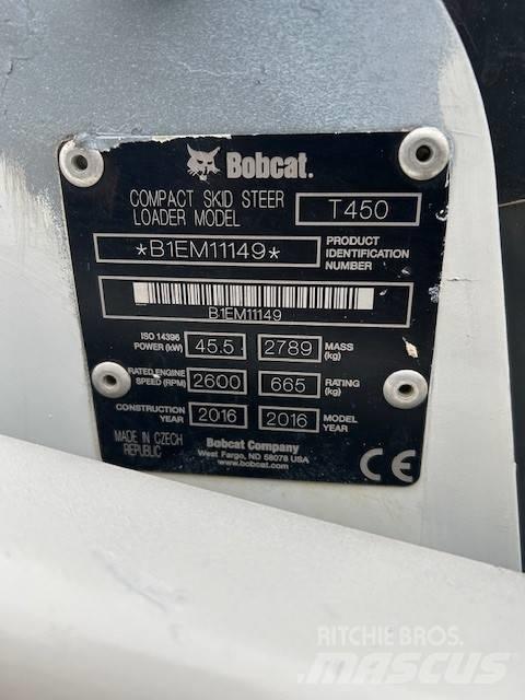 Bobcat T 450 Carregadoras de direcção deslizante