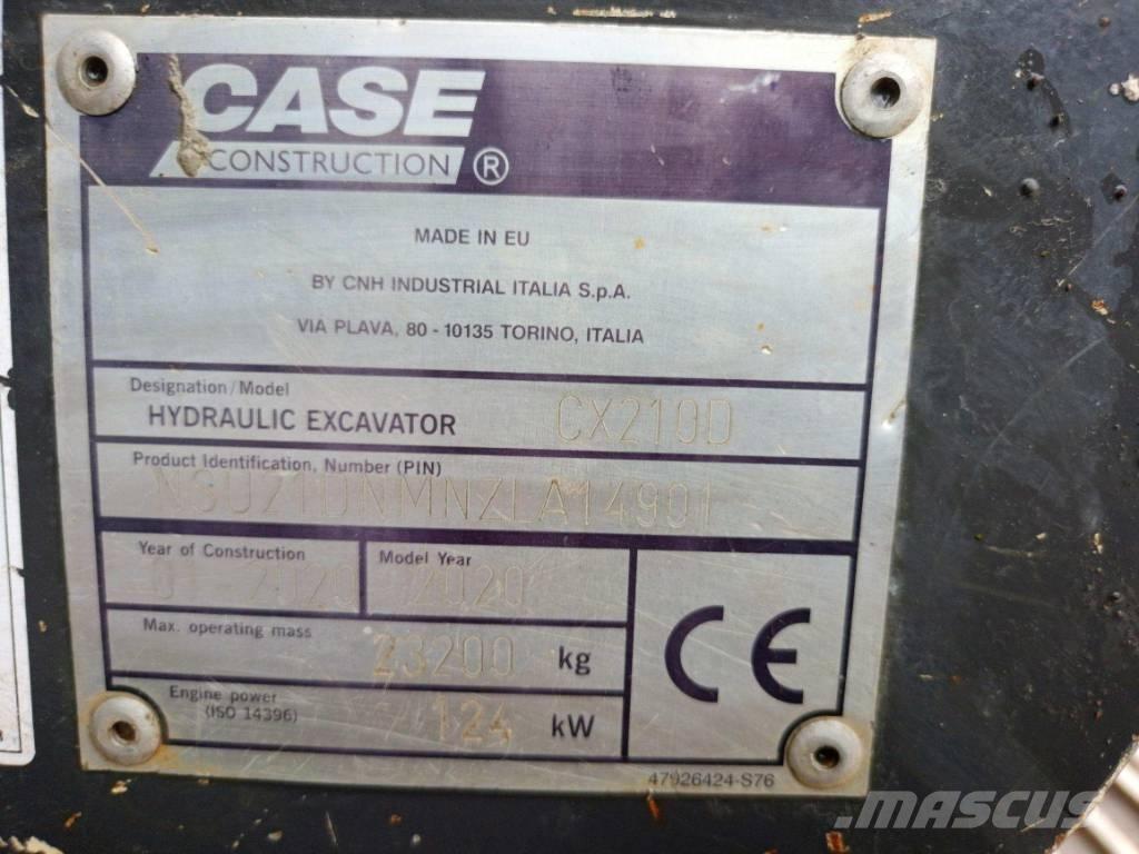 CASE CX 210 D Escavadoras de rastos