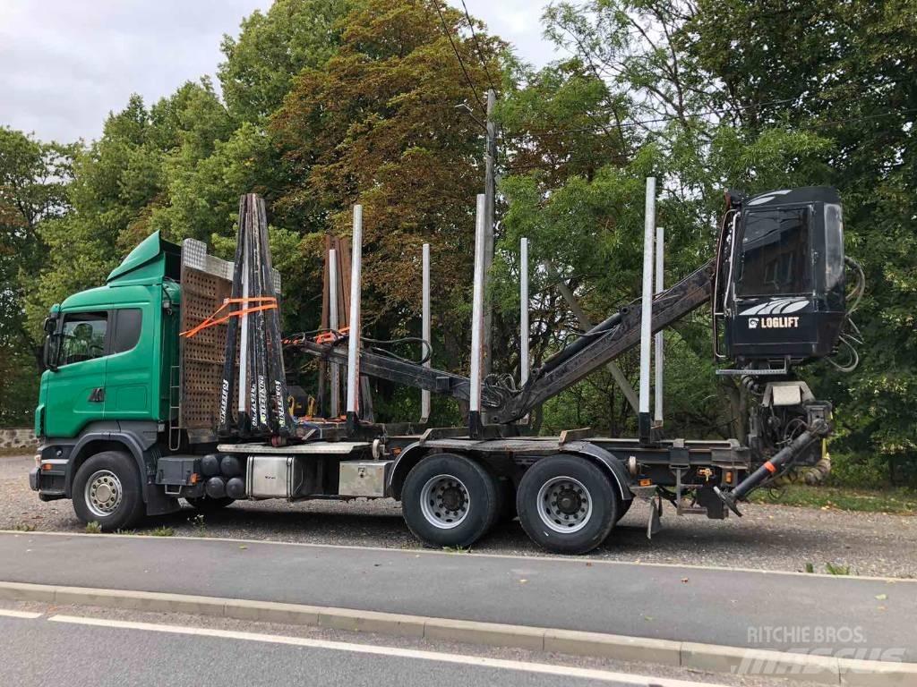 Scania R 480 Camiões de transporte de troncos