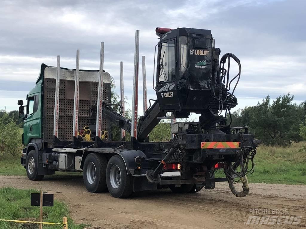 Scania R 480 Camiões de transporte de troncos