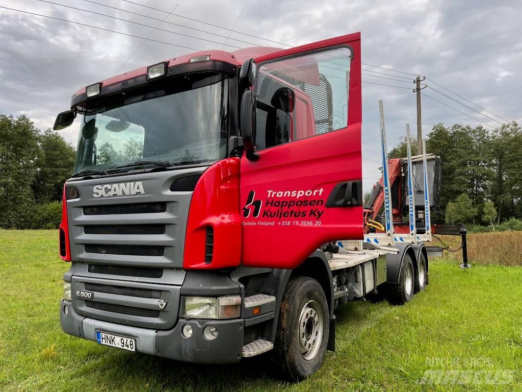 Scania R 500 Camiões de transporte de troncos