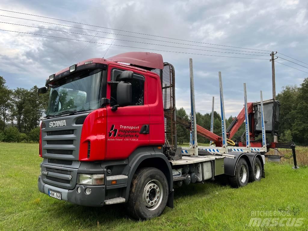 Scania R 500 Camiões de transporte de troncos