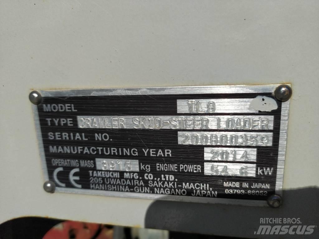 Takeuchi TL 8 Pás Carregadoras de rastos