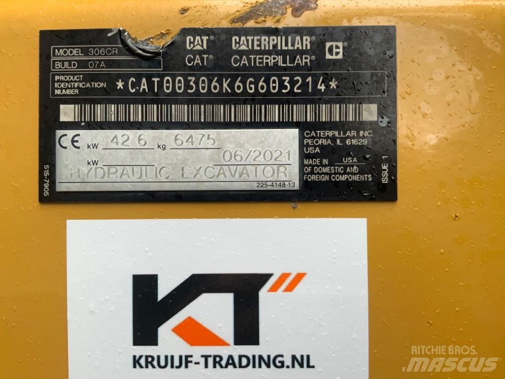 CAT 306 CR Mini Escavadoras <7t