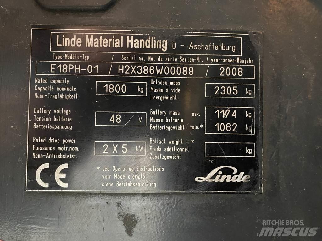 Linde E18PH-01 Empilhadores eléctricos