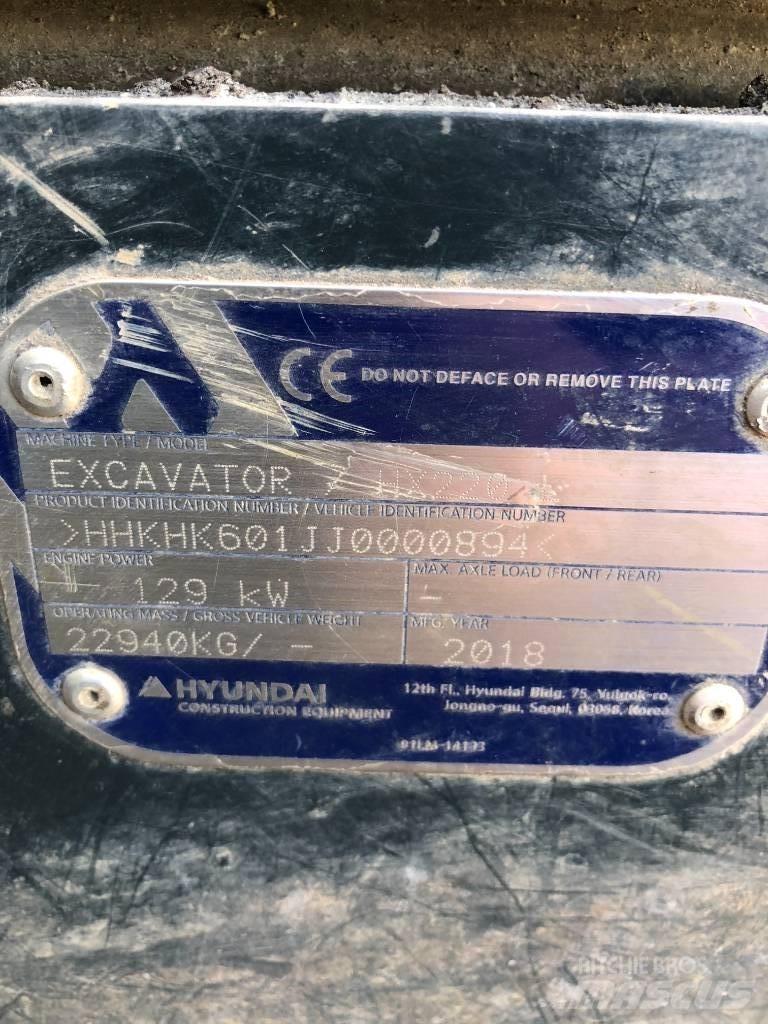 Hyundai HX 220 L Escavadoras de rastos