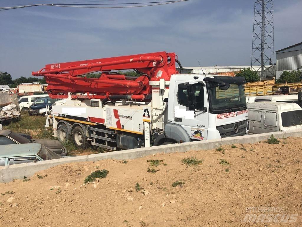 Betonstar 37M-4Z Camiões bomba Betão