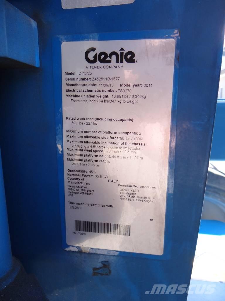 Genie Z 45/25 J RT Elevadores braços articulados
