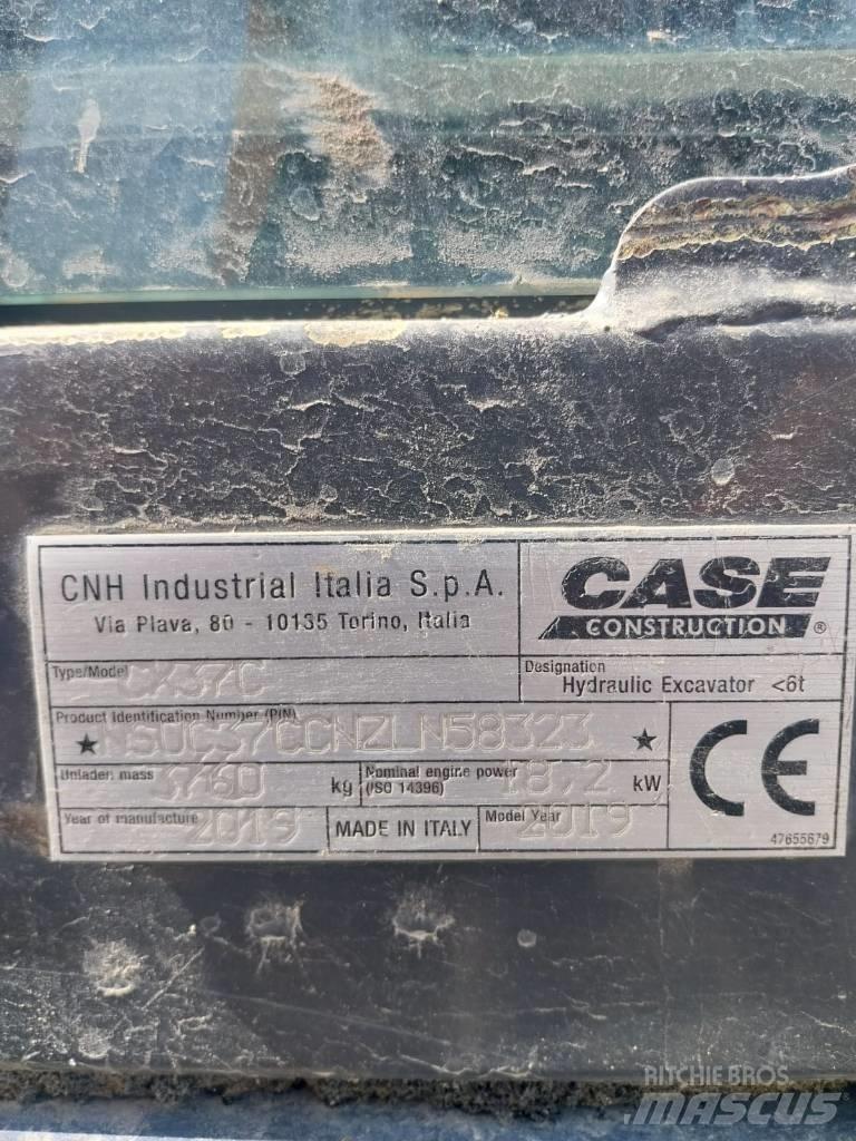 CASE CX 37 C Mini Escavadoras <7t