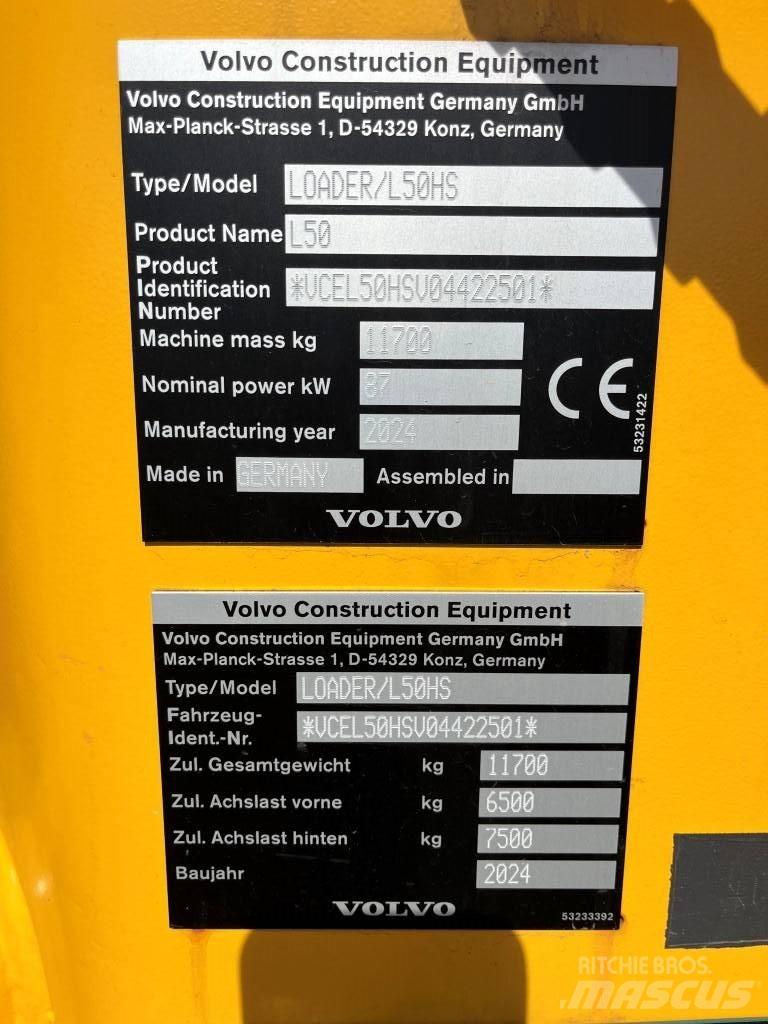 Volvo L50H Pás carregadoras de rodas