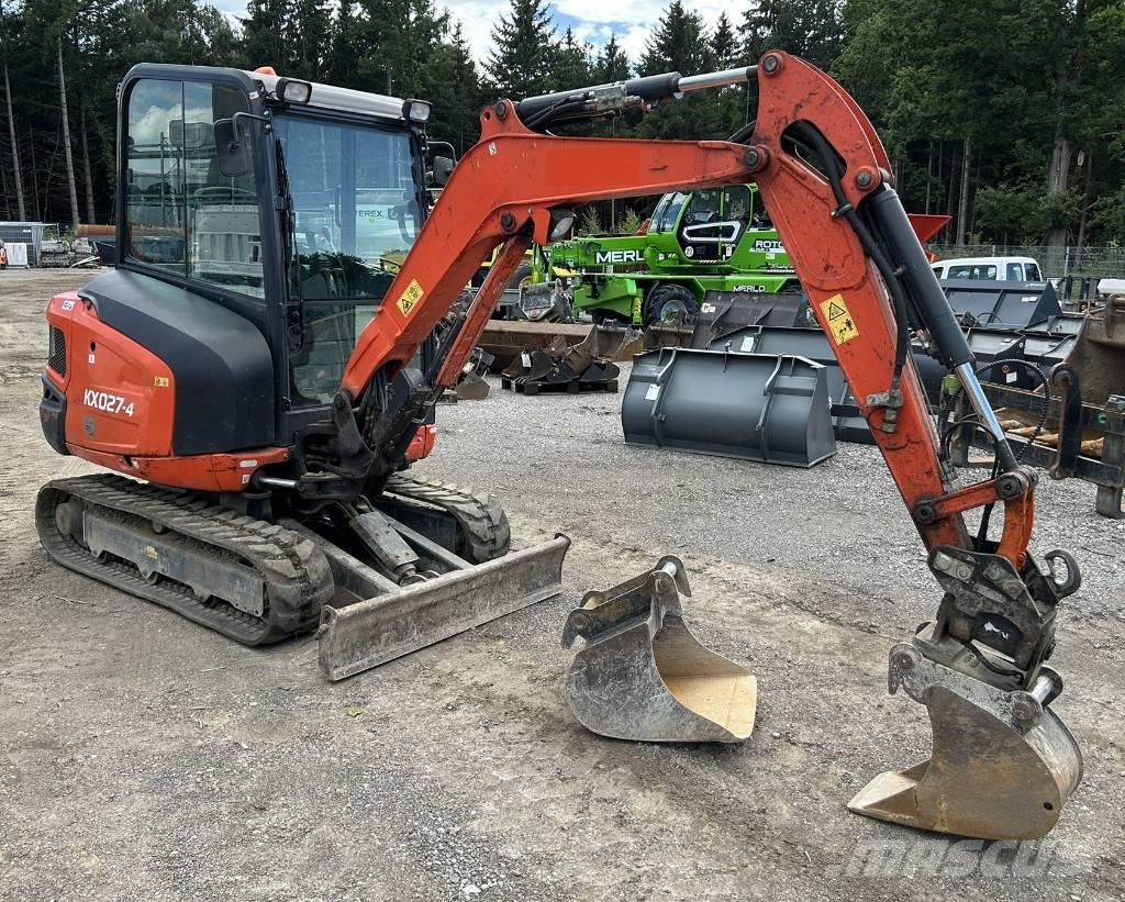 Kubota KX 027 Mini Escavadoras <7t
