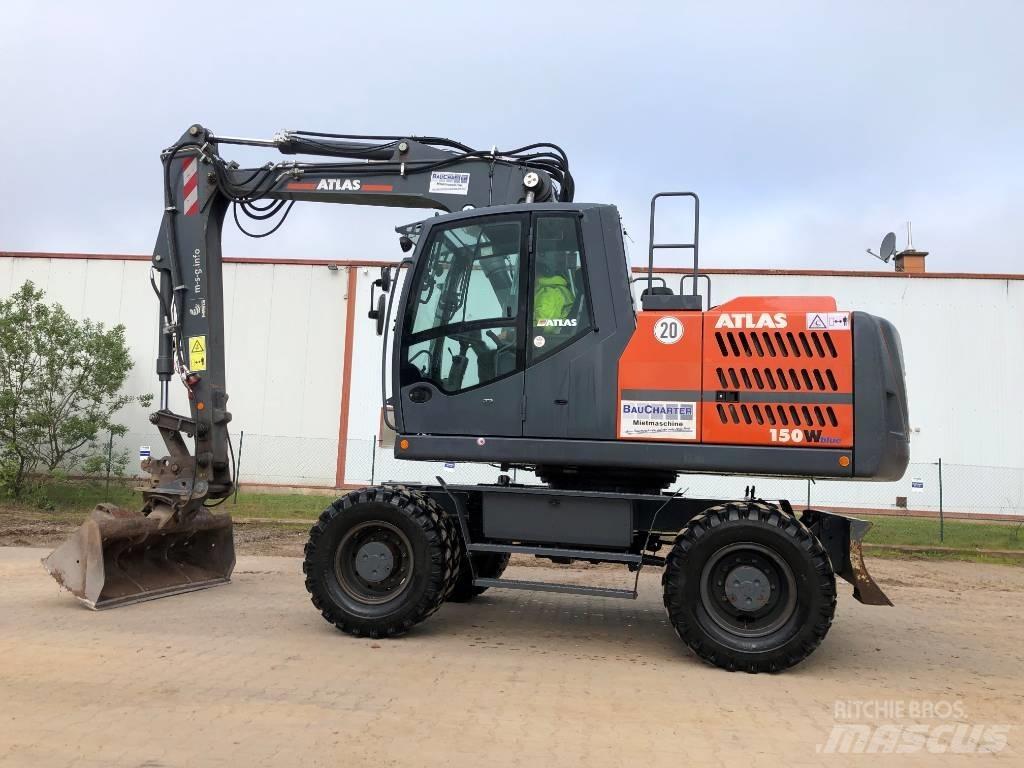 Atlas 150 W Escavadoras de rodas