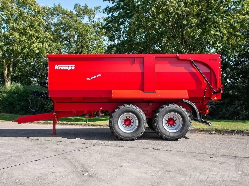 Krampe Big Body 600 Reboques Agrícolas basculantes