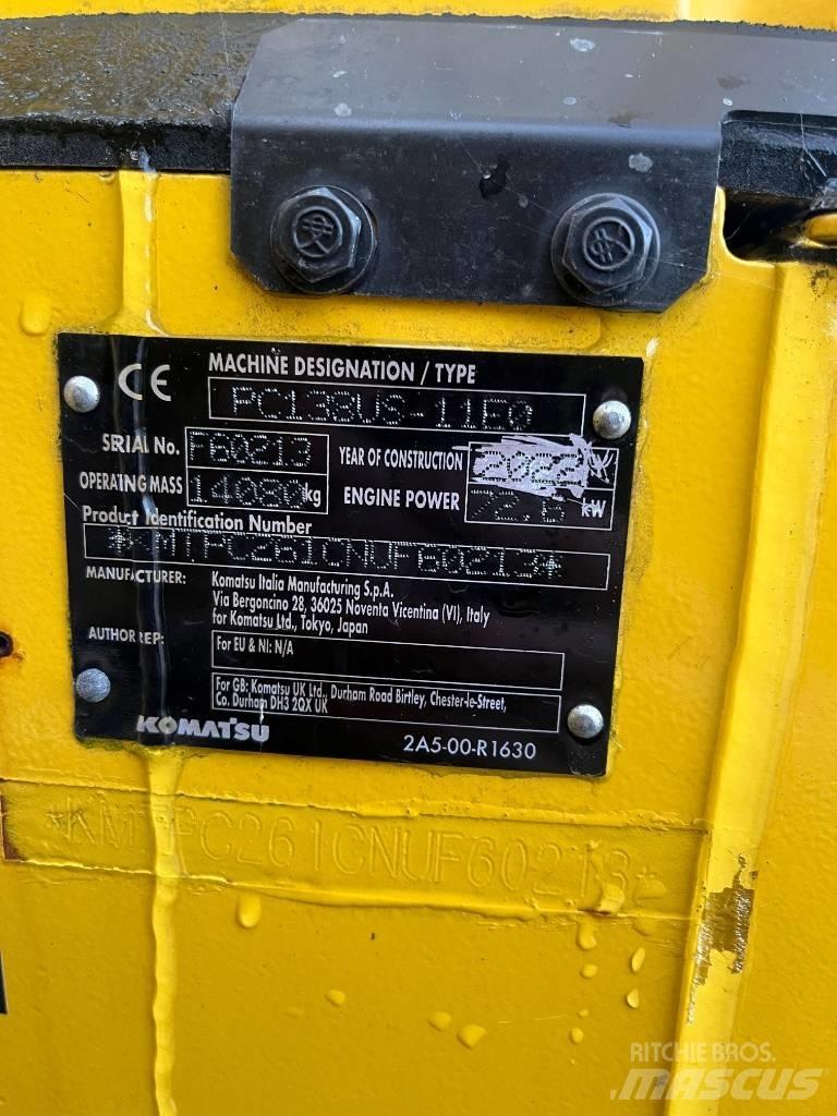 Komatsu PC138US-11 Escavadoras de rastos