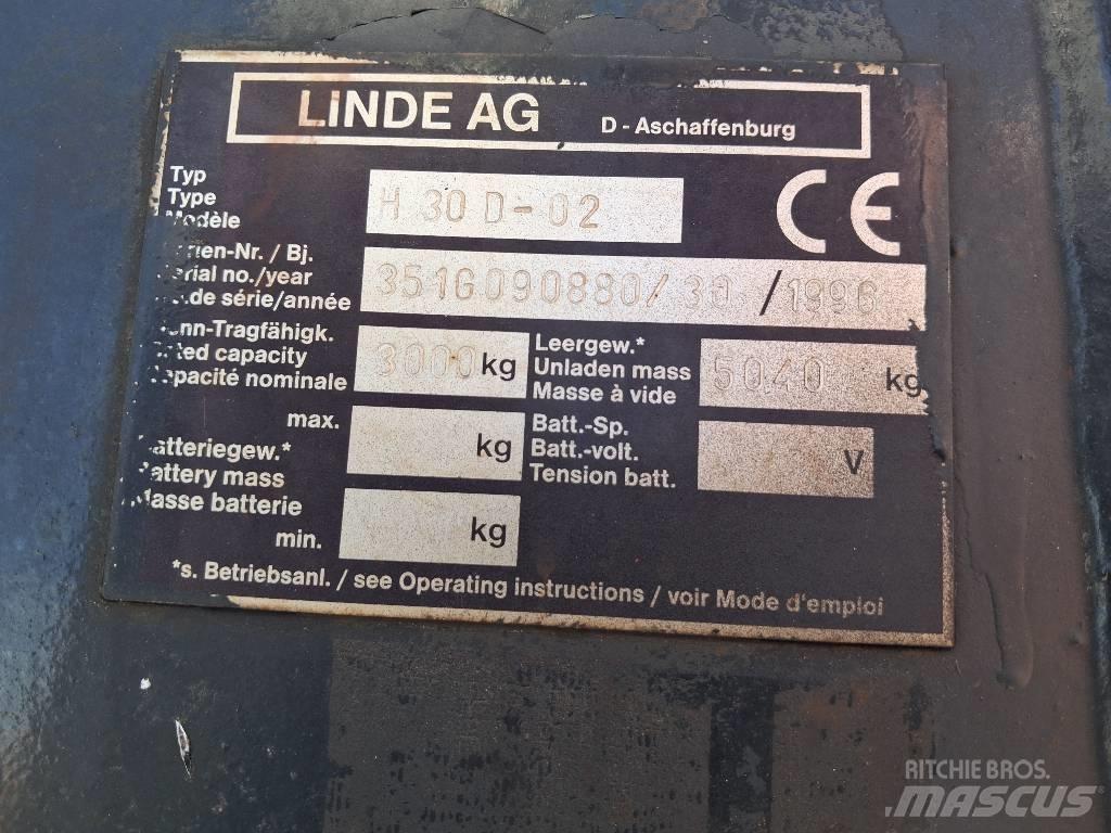 Linde H 30 D Empilhadores Diesel