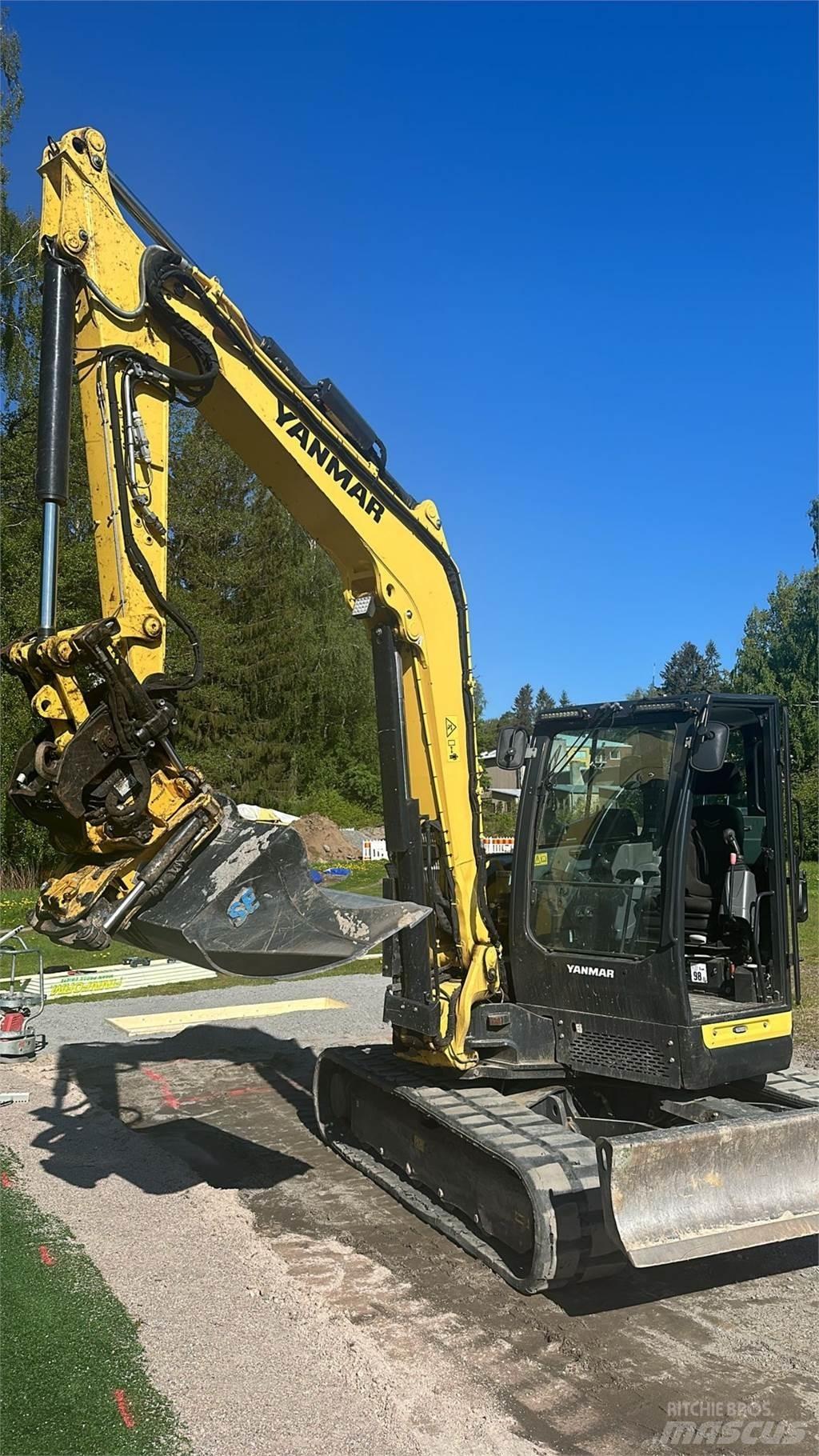 Yanmar Vio 80-1A Escavadoras Midi 7t - 12t
