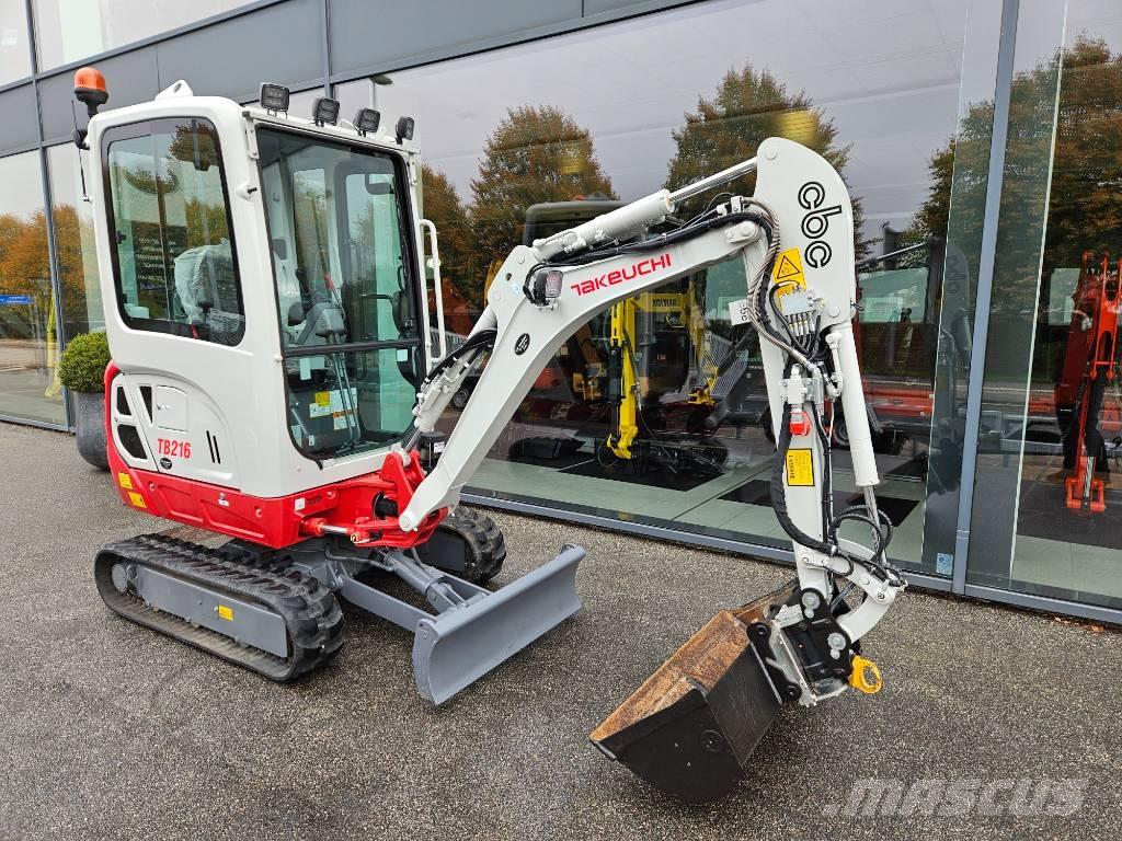 Takeuchi TB 216 Mini Escavadoras <7t