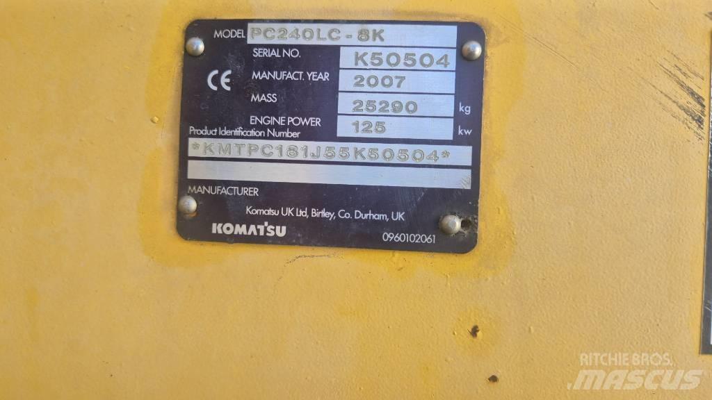 Komatsu PC240LC-8K Escavadoras de rastos