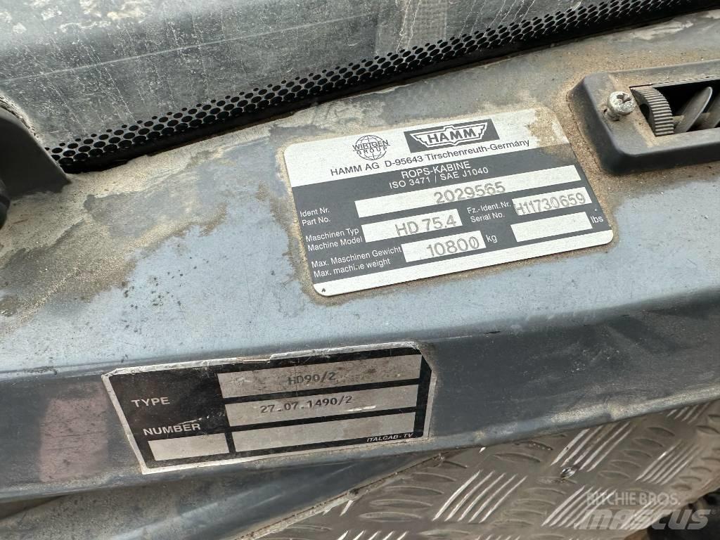Hamm HD 75.4 Cilindros Compactadores tandem