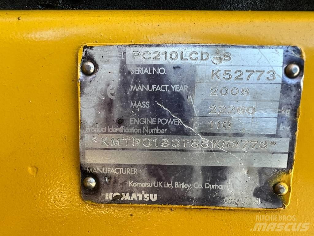 Komatsu PC 210 LCD-8 Escavadoras de rastos