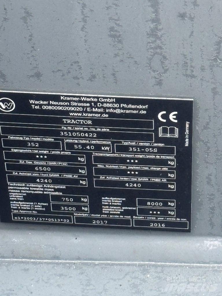 Kramer 8085 Pás carregadoras de rodas