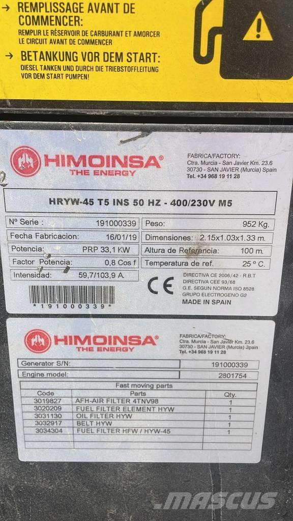 Himoinsa HRYW 45 T5 Geradores Diesel