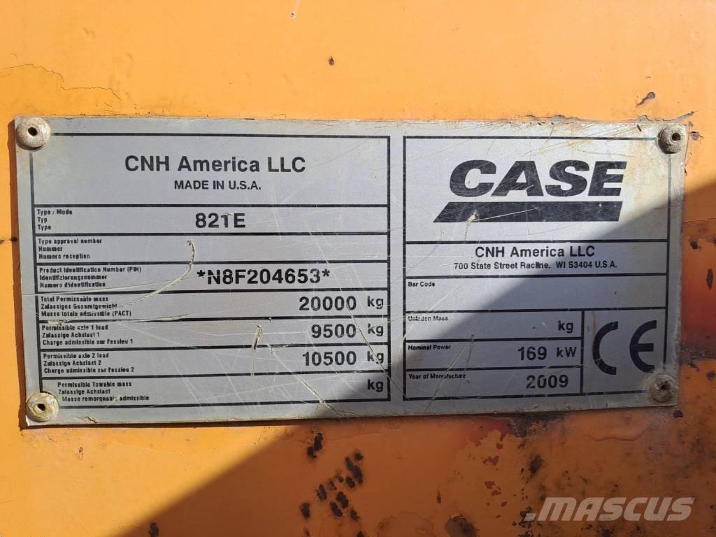 CASE 821 E XR Pás carregadoras de rodas