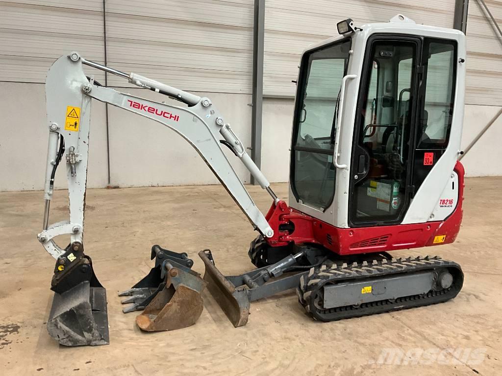 Takeuchi TB 216 Mini Escavadoras <7t