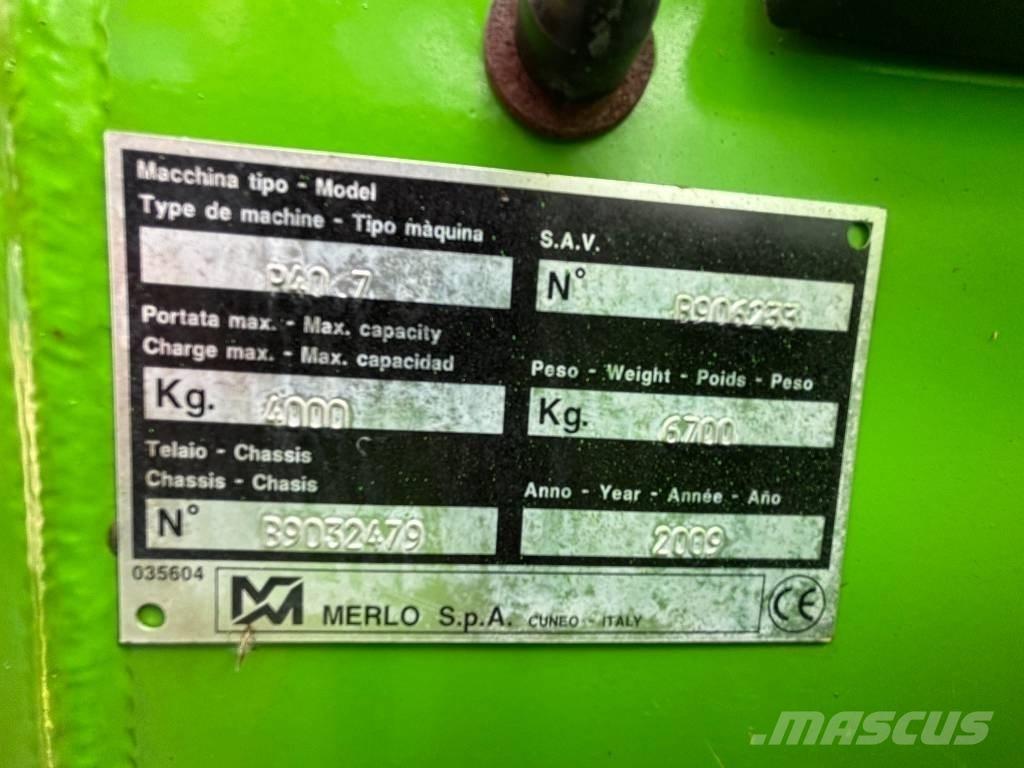 Merlo P 40.7 Manipuladores telescópicos