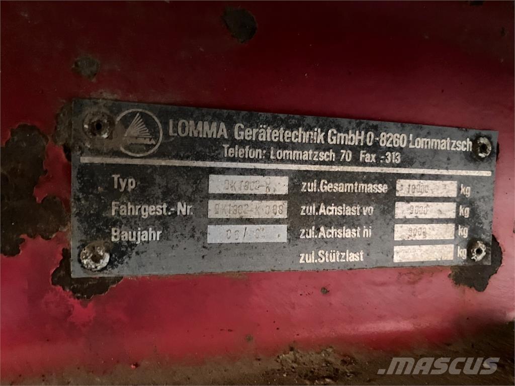 Lomma DK 1802-K Outros reboques agricolas