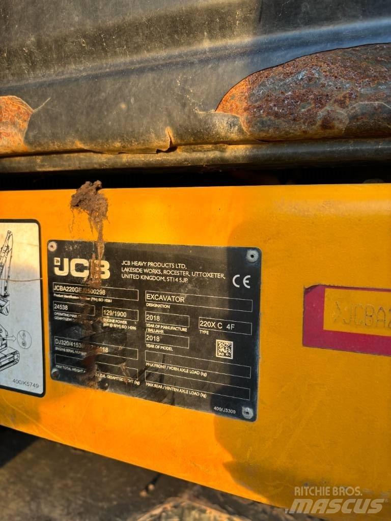 JCB 220 Escavadoras de rastos