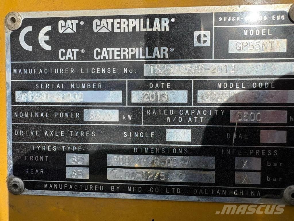 CAT GP55NT Empilhadores a gás