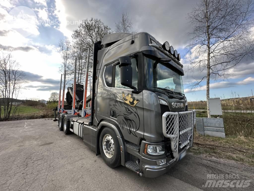 Scania R 730 Camiões de transporte de troncos