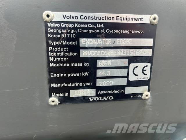 Volvo EC 60 E Mini Escavadoras <7t