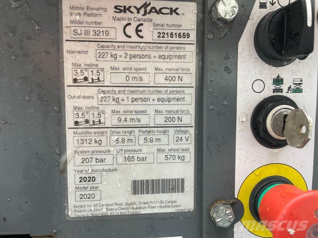 SkyJack SJ3219 Elevadores de tesoura