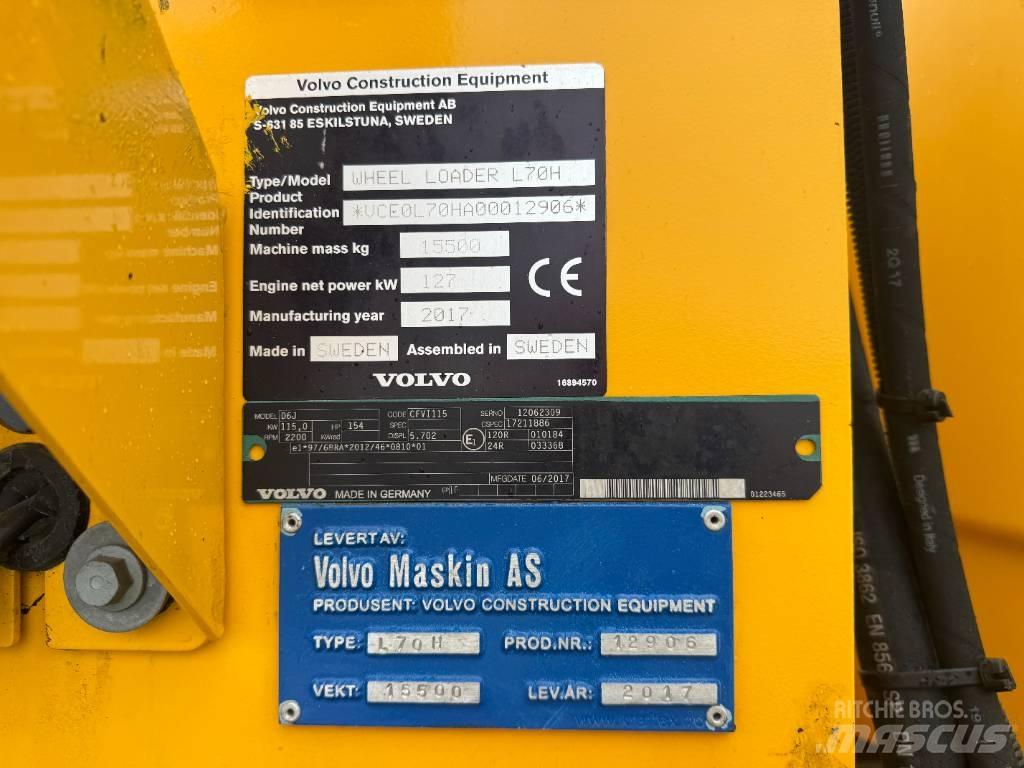Volvo L 70 H Pás carregadoras de rodas