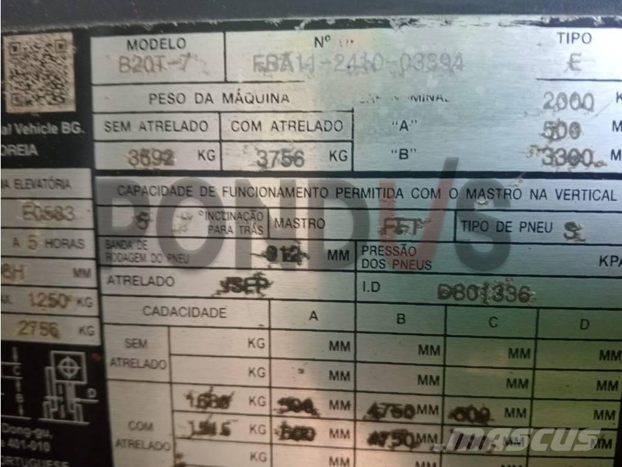 Doosan B 20 T-7 Empilhadores eléctricos