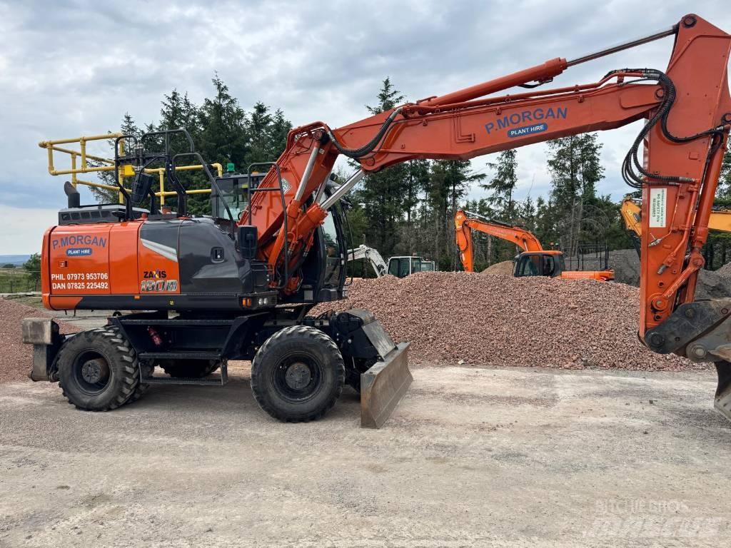 Hitachi ZW 180 Escavadoras de rodas