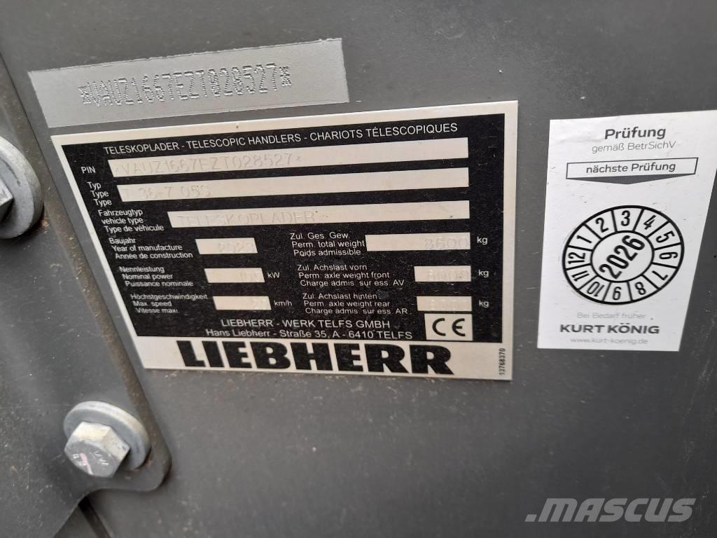 Liebherr T 36-7 S Manipuladores telescópicos