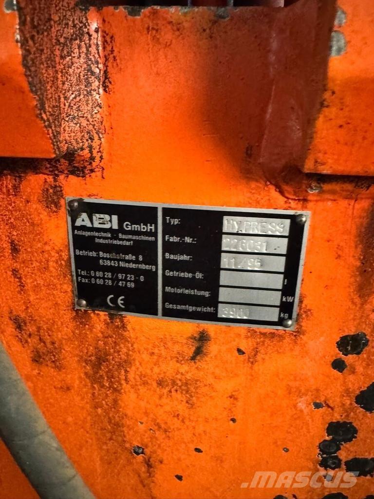 ABI Hydropress Martelos Hidráulicos