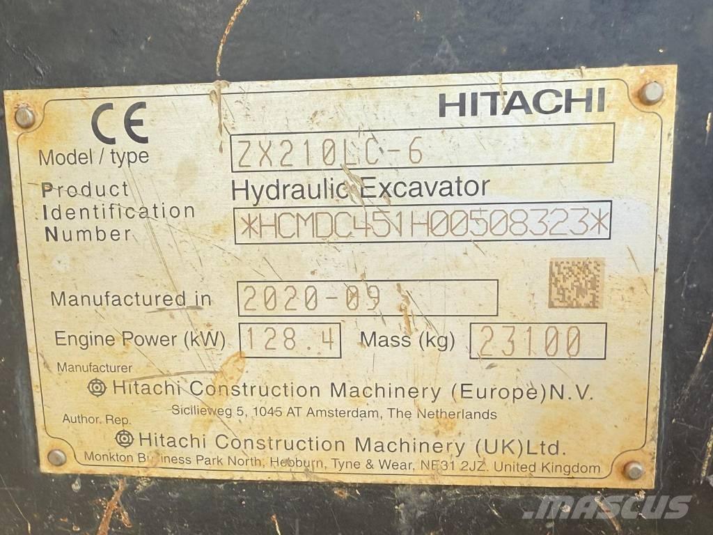 Hitachi ZX 210 LC-6 Escavadoras de rastos