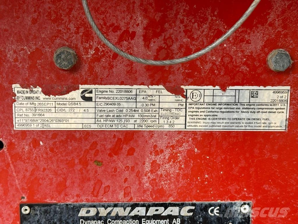Dynapac CA302 PD Cilindros Compactadores monocilíndricos