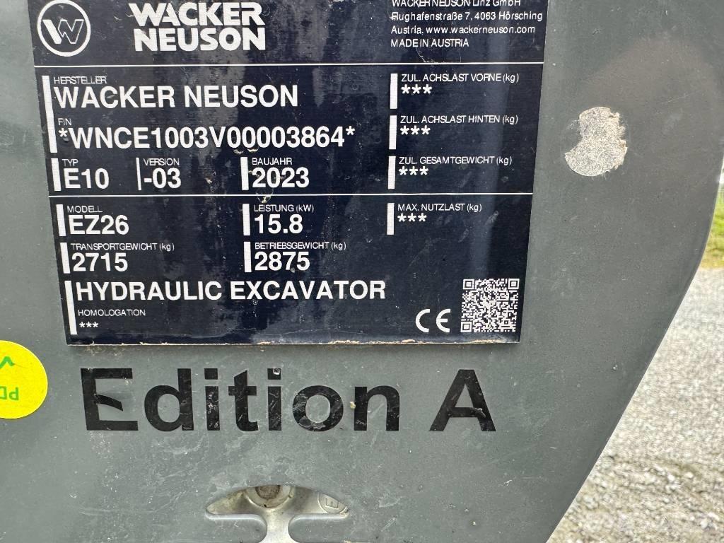 Wacker Neuson EZ26 Escavadoras de rastos