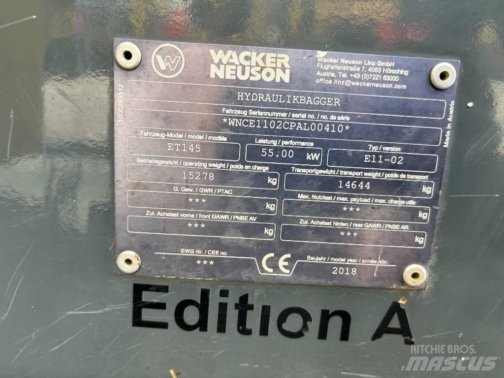 Wacker Neuson ET 145 Escavadoras de rastos