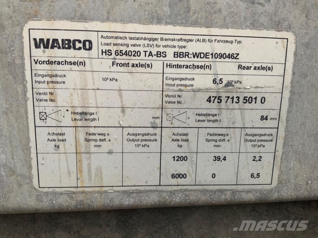 Humbaur HS 6540 Reboques de transporte Auto