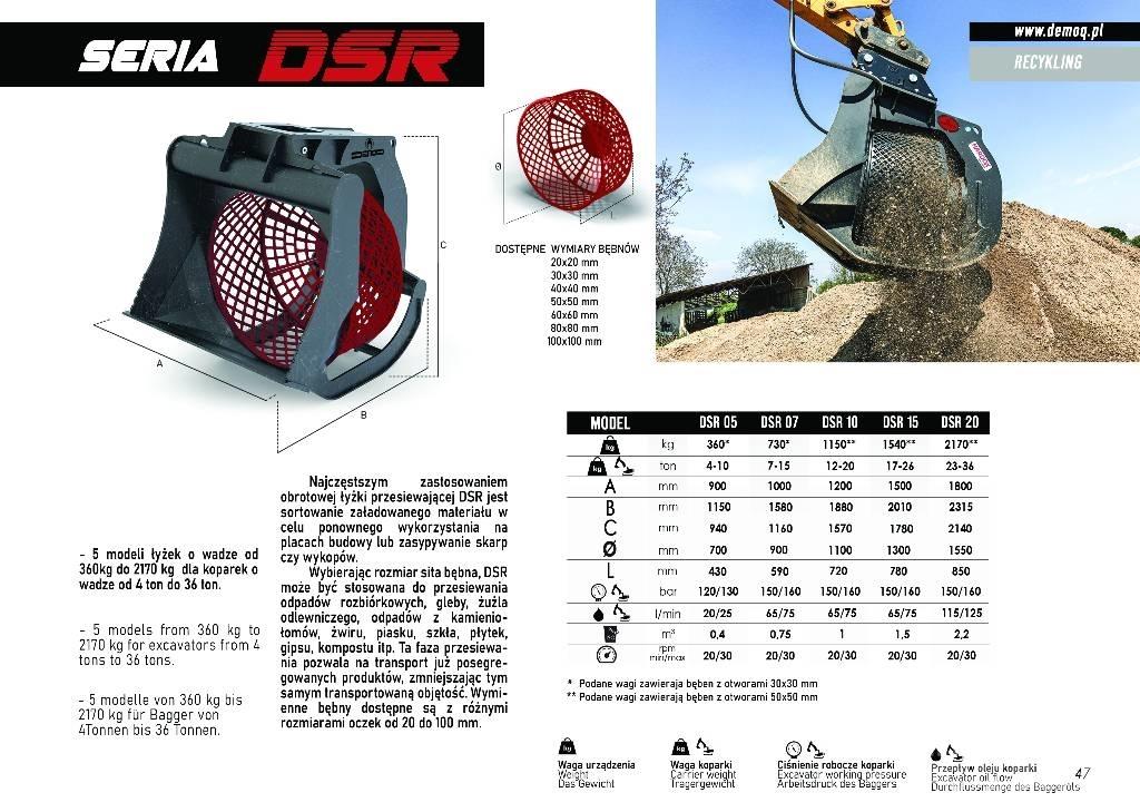  DEMOQ DSR15 Baldes crivo