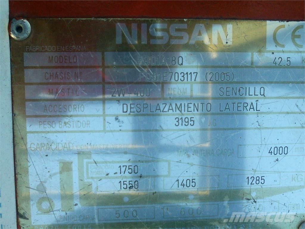 Nissan FD01A18Q Empilhadores Diesel