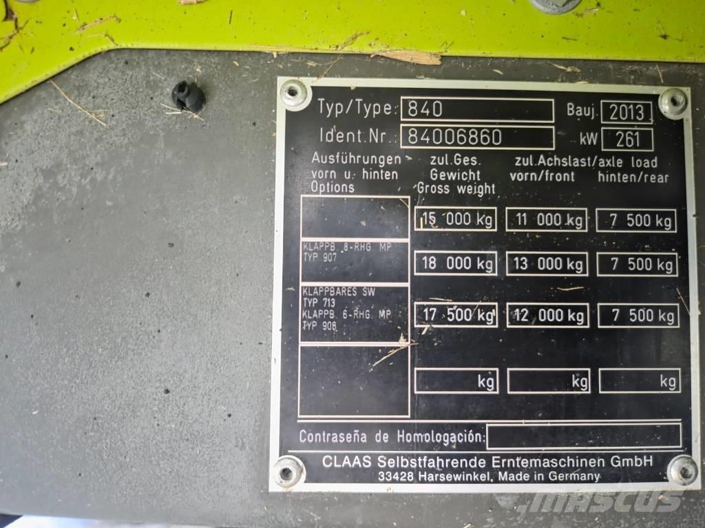 CLAAS Tucano 480 Ceifeiras debulhadoras