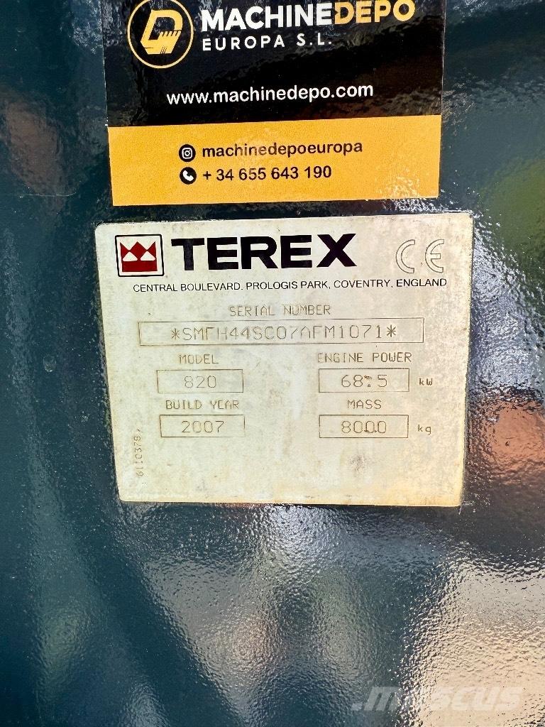 Terex 820 Retroescavadoras