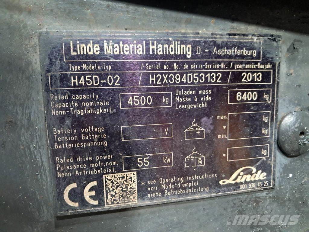 Linde H45D-02 Empilhadores Diesel